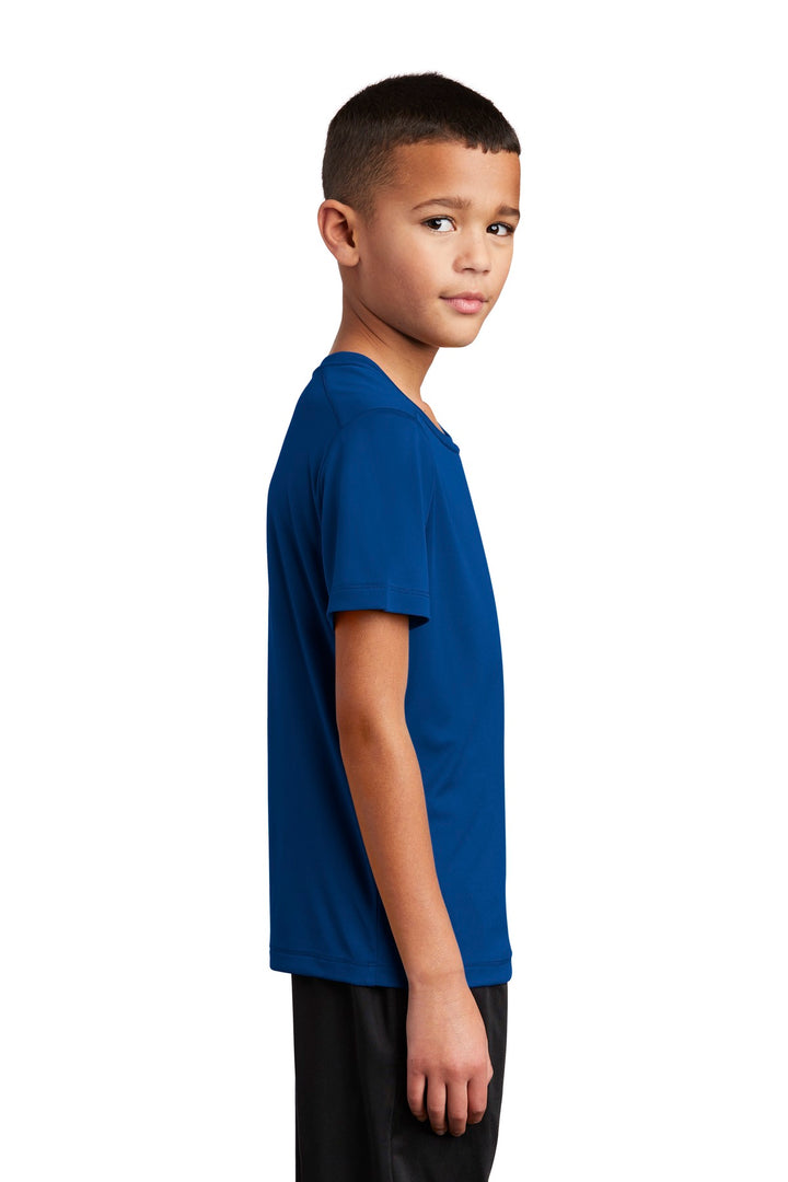 True Royal Sport-Tek Youth Posi-UV Pro Tee. YST420