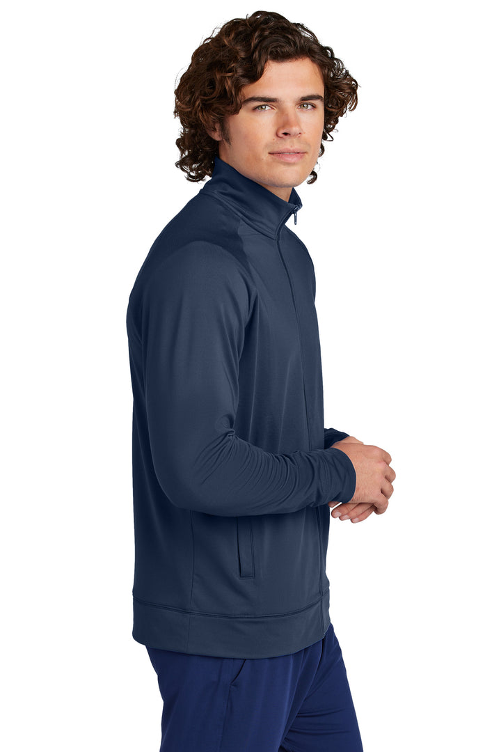 TrueNavy Sport-Tek Sport-Wick Stretch Full-Zip Cadet Jacket ST857
