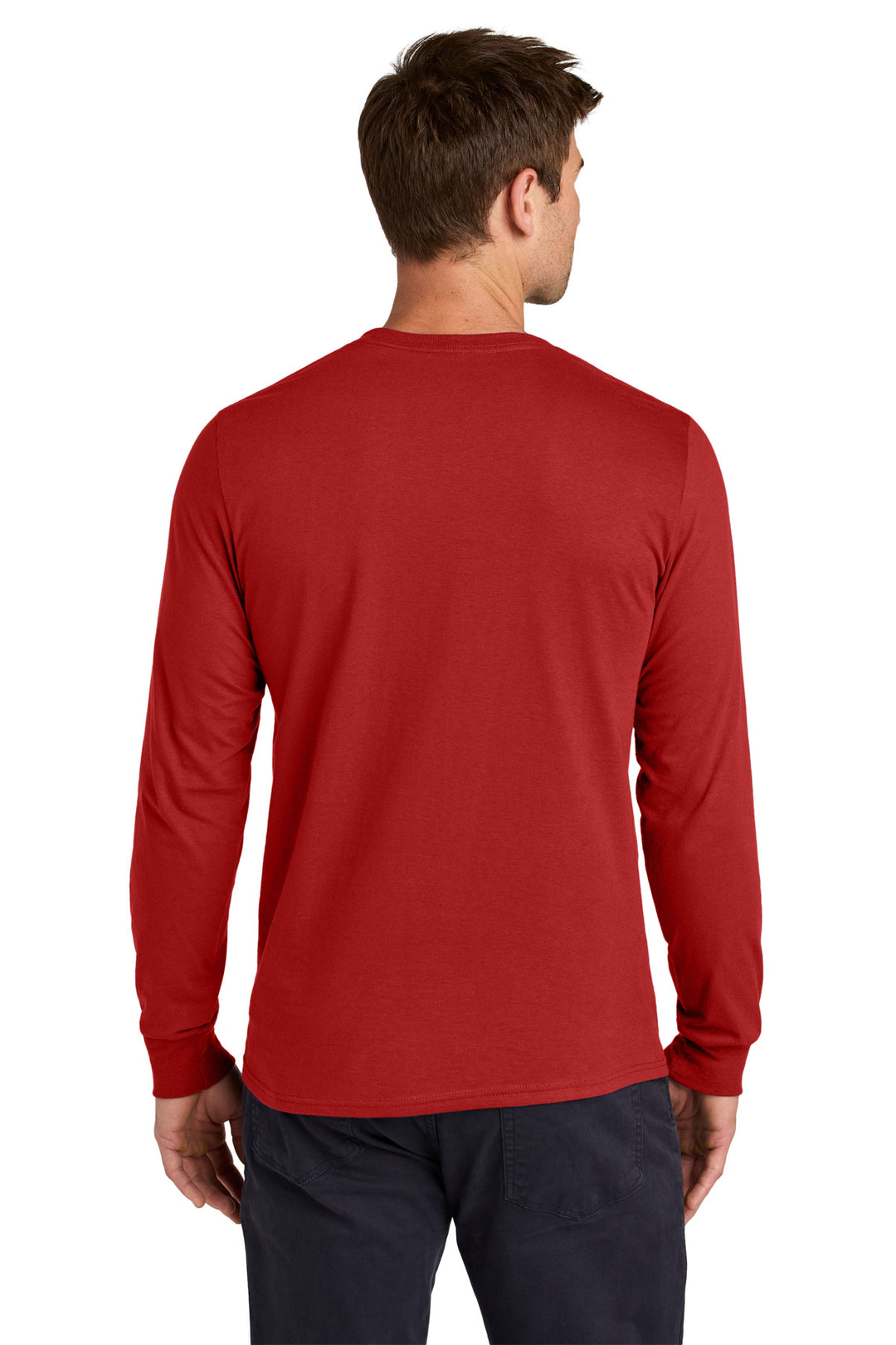 TrueRed Jerzees Classics Unisex Cotton Long Sleeve T-Shirt 363L