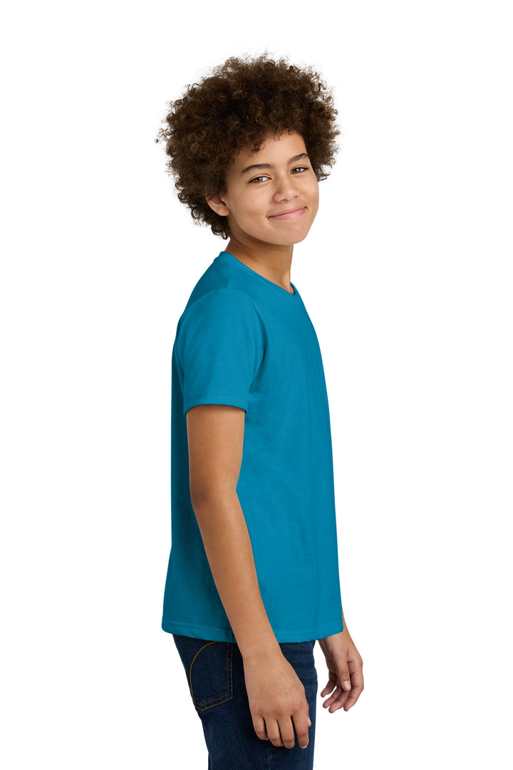 Turquoise Next Level Apparel Youth CVC Tee NL3312