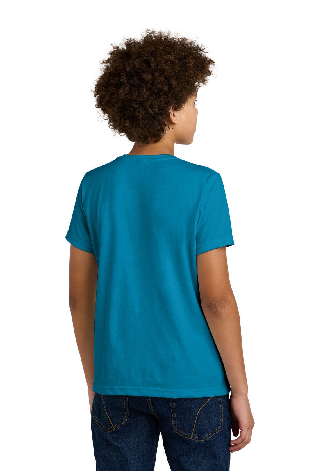 Turquoise Next Level Apparel Youth CVC Tee NL3312