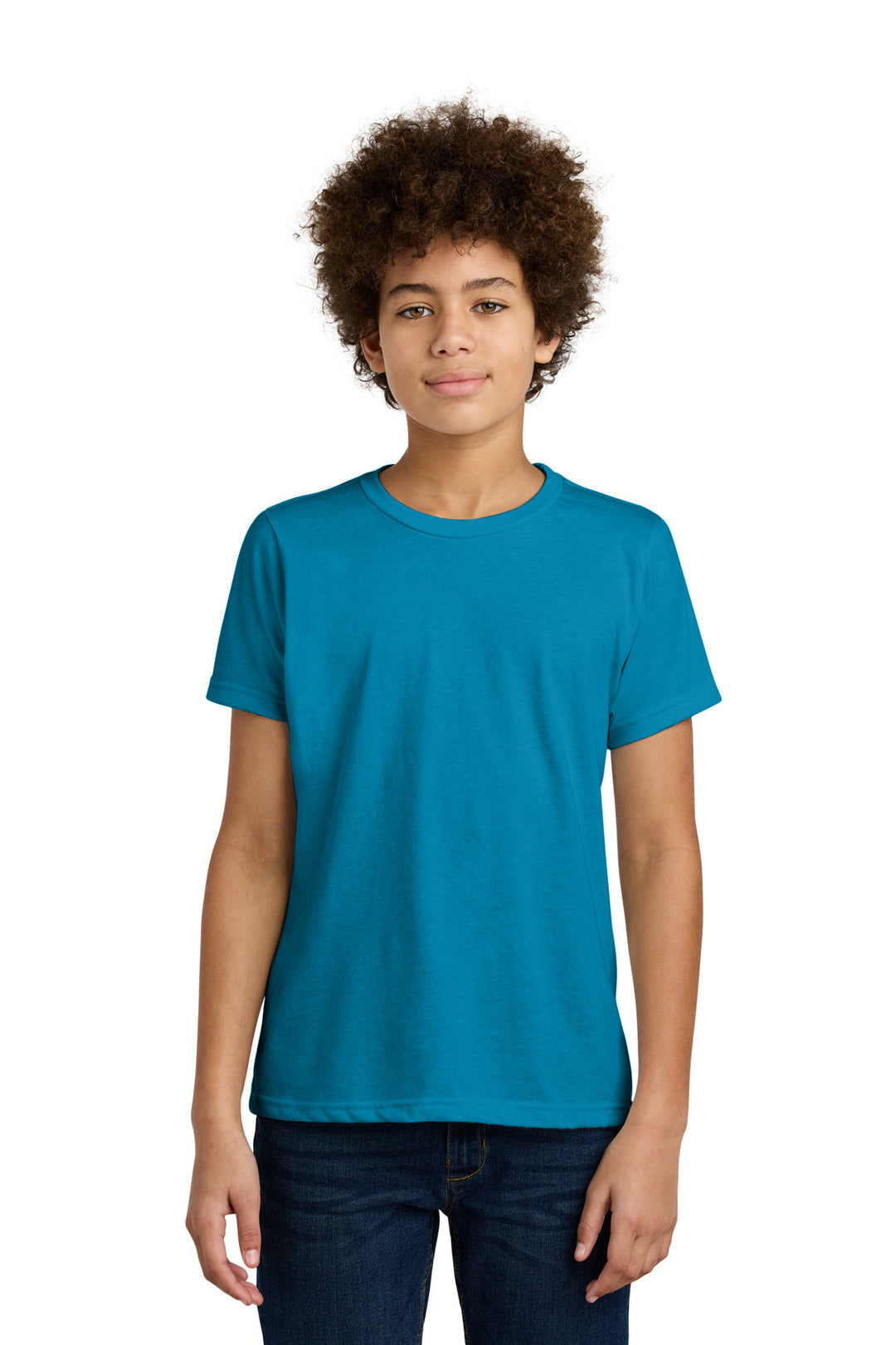 Turquoise Next Level Apparel Youth CVC Tee NL3312