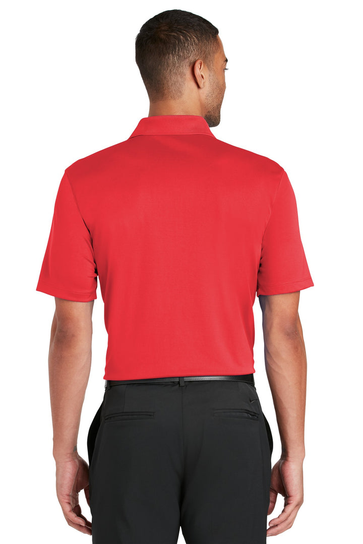 University Red Nike Dri-FIT Classic Fit Players Polo with Flat Knit Collar. 838956