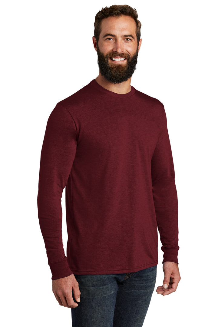 Vino Red Allmade Unisex Tri-Blend Long Sleeve Tee AL6004