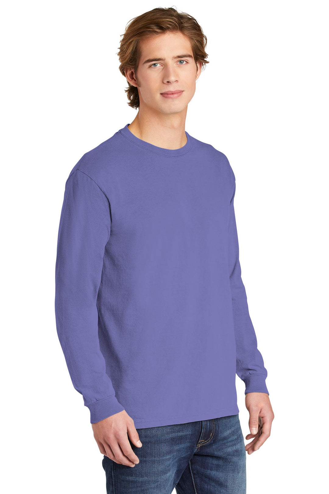 Violet COMFORT COLORS Heavyweight Ring Spun Long Sleeve Tee. 6014