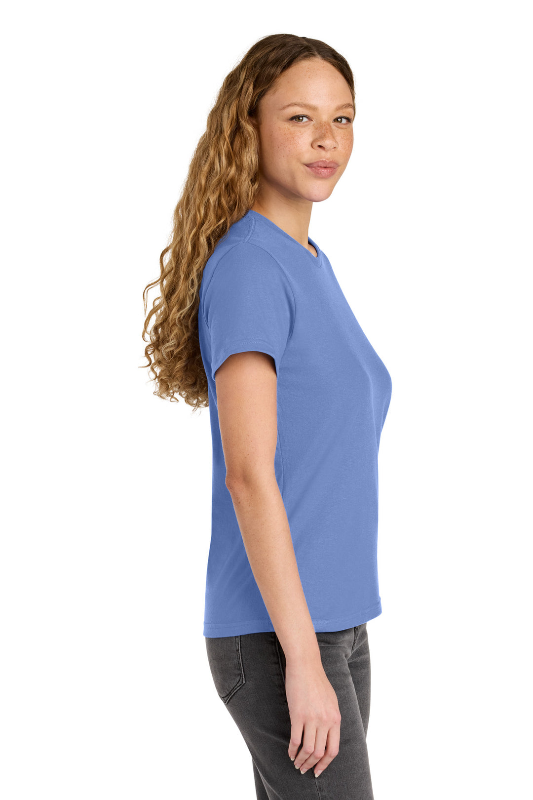 Violet Gildan Women's Softstyle Midweight Tee 65000L