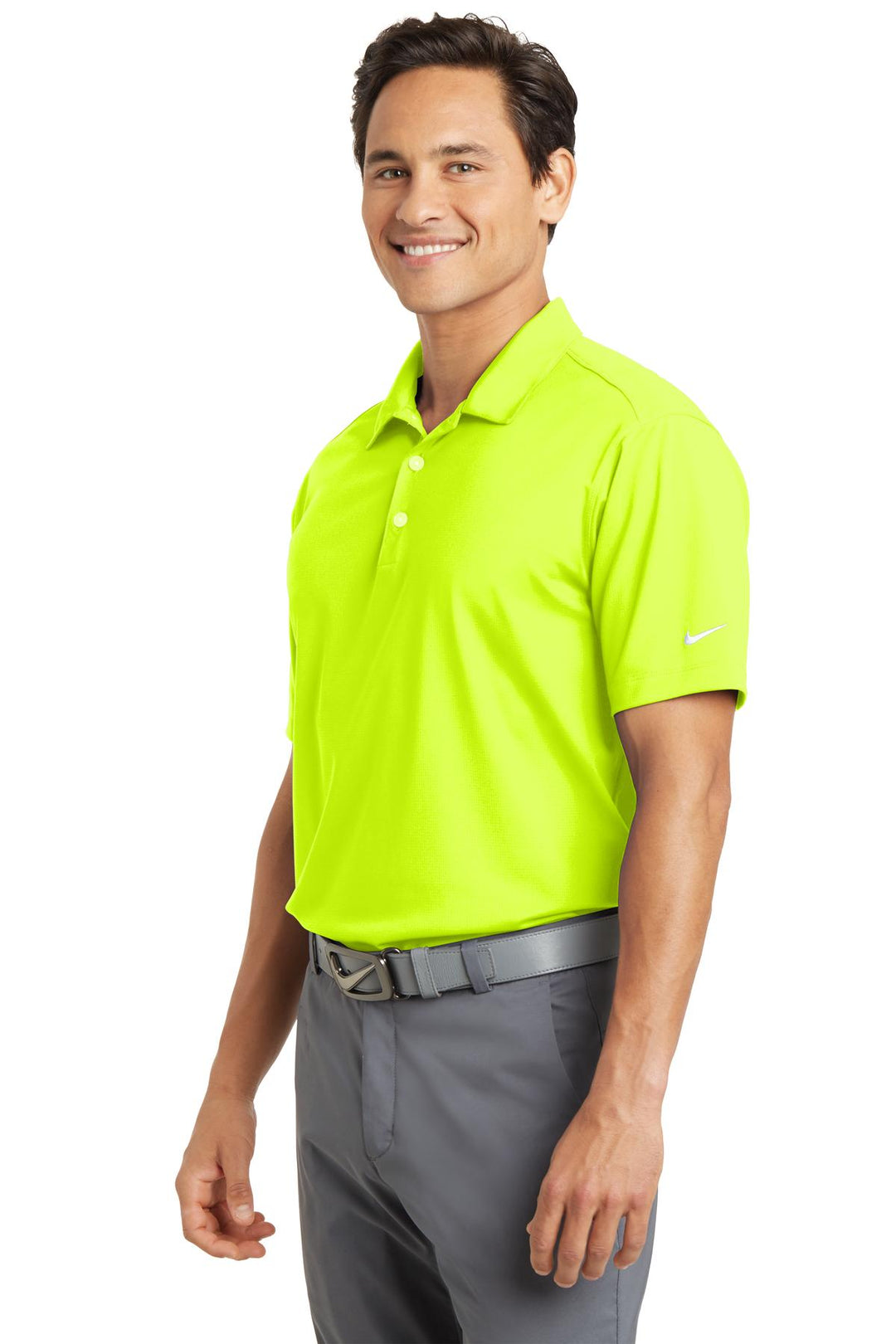 Volt Nike Dri-FIT Vertical Mesh Polo. 637167