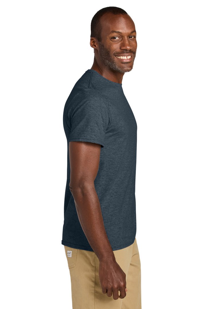 VtgHtrNavy Jerzees Classics Unisex Cotton T-Shirt 363M