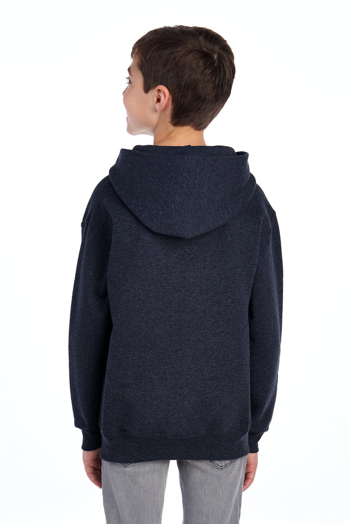 VtgHtrNavy Jerzees - Youth NuBlend Pullover Hooded Sweatshirt. 996Y