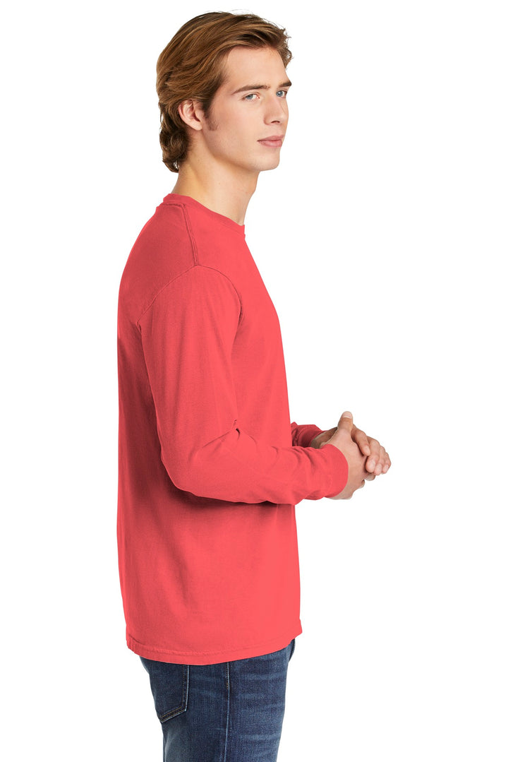 Watermelon COMFORT COLORS Heavyweight Ring Spun Long Sleeve Tee. 6014