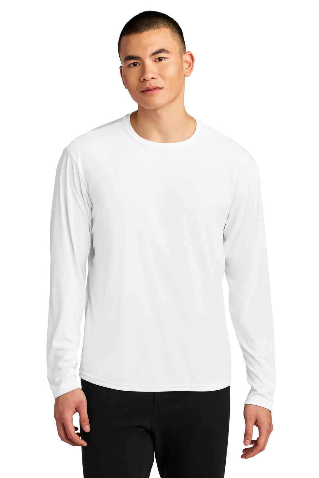 White A4 AirFlex Long Sleeve Tee A4N3532