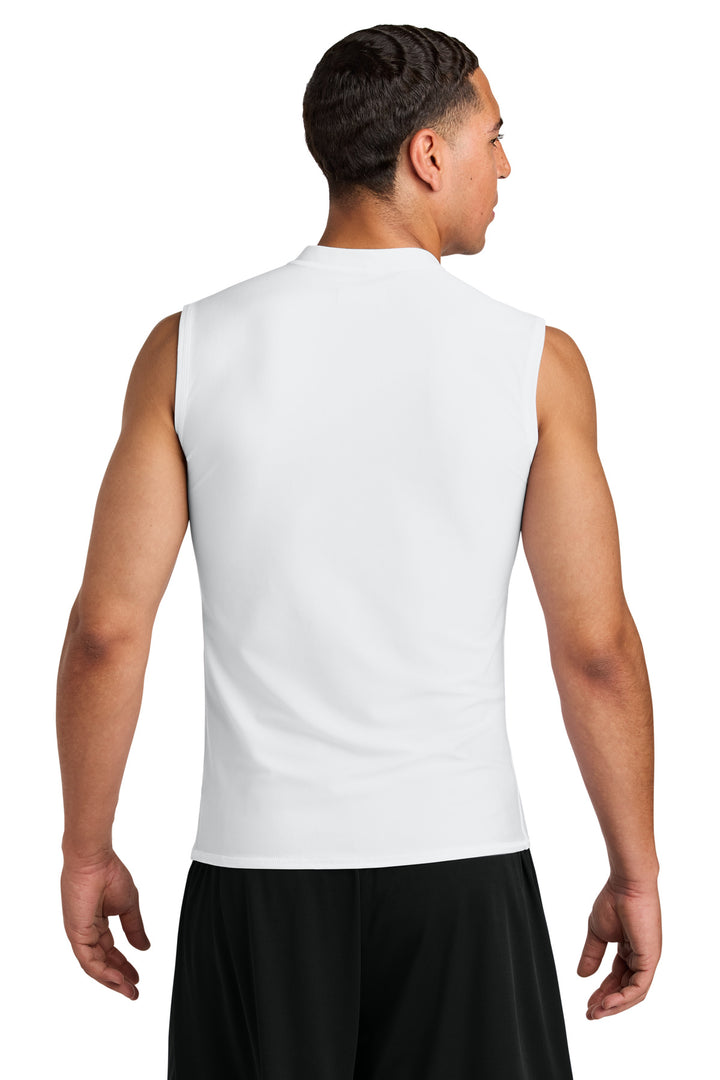 White A4 Compression Muscle Tee A4N2306