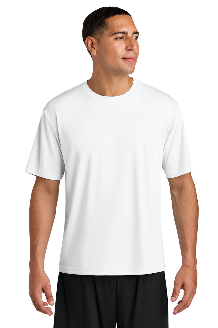 White A4 Cooling Performance Short Sleeve Tee A4N3142