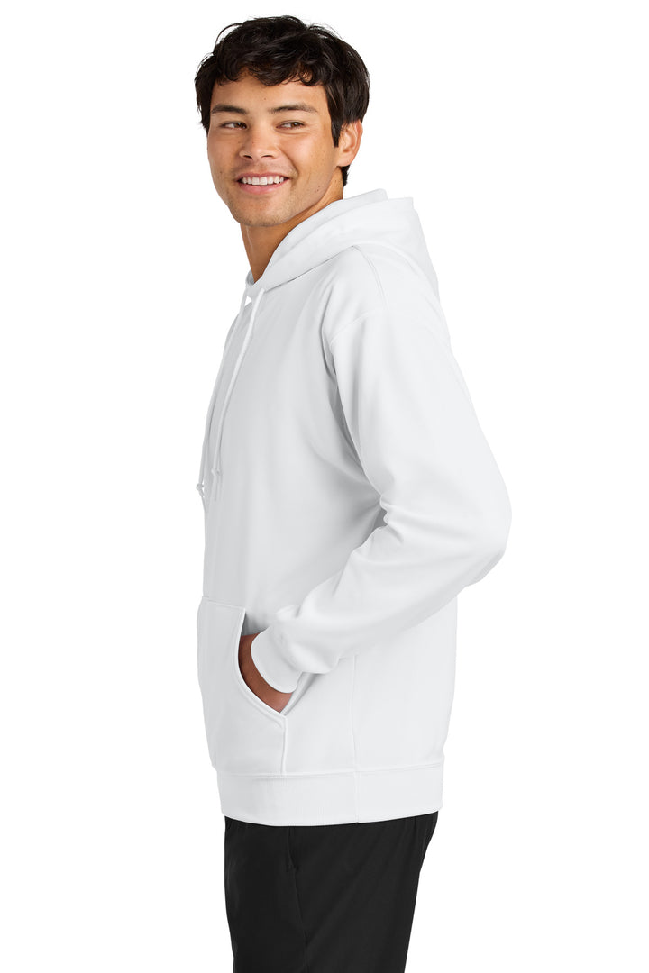 White A4 Sprint Tech Fleece Hoodie A4N4279