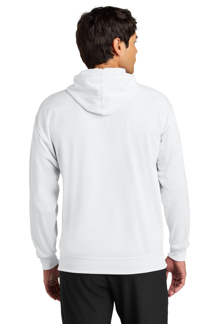 White A4 Sprint Tech Fleece Hoodie A4N4279