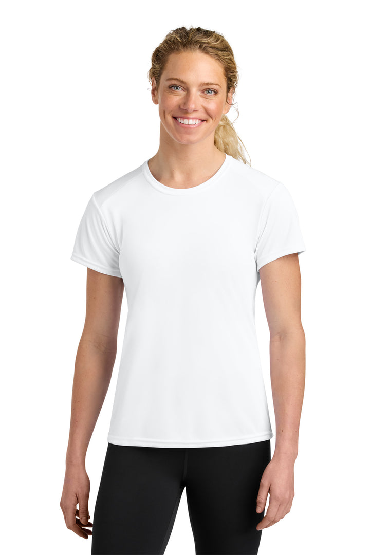 White A4 Women's Cooling Performance Short Sleeve Tee A4NW3201