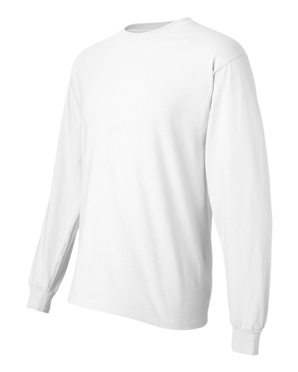 White Beefy-T® Long Sleeve T-Shirt - 5186