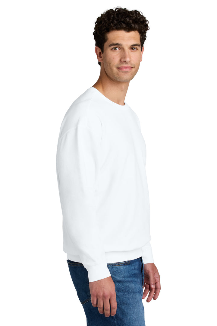 White Comfort Colors Lightweight Crewneck Sweatshirt 1466