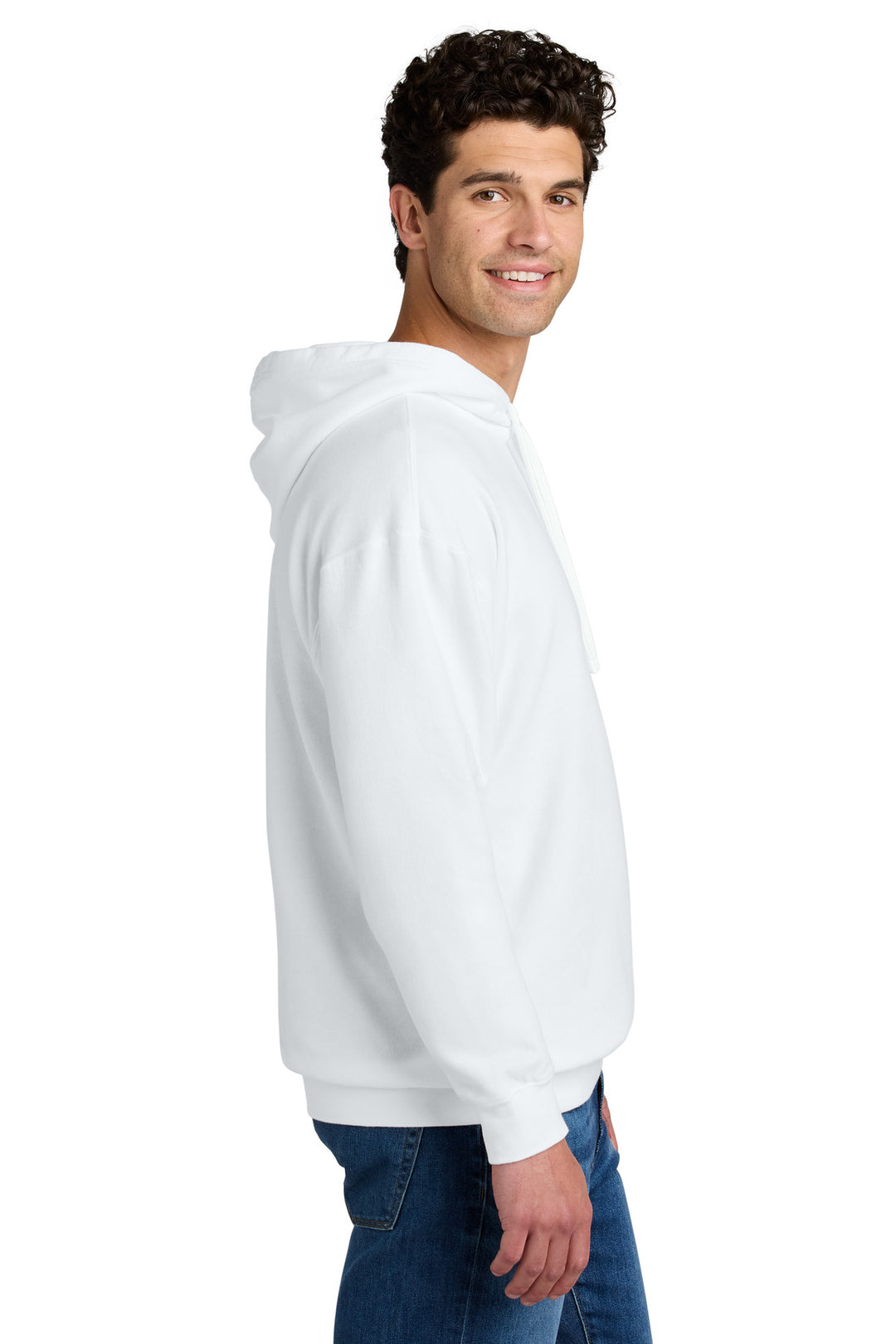 White Comfort Colors Lightweight Hooded Sweatshirt 1467