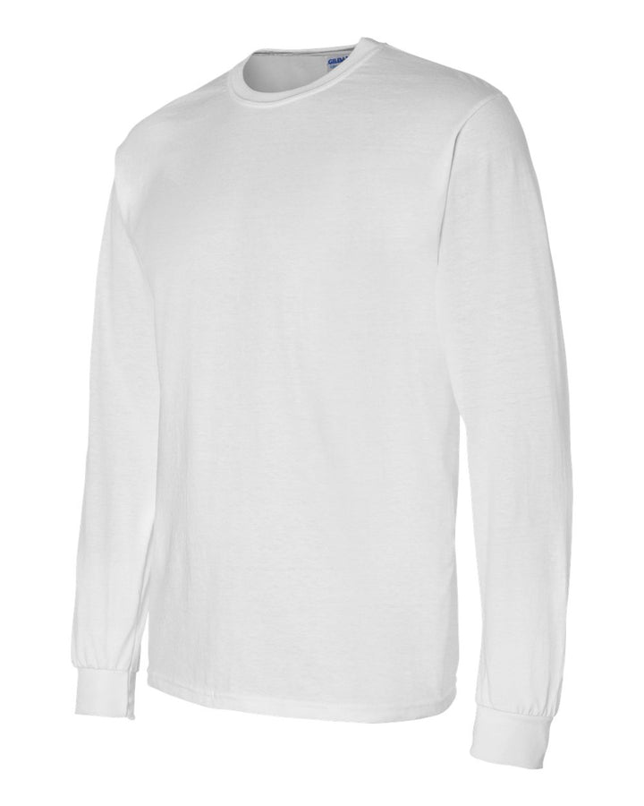 White DryBlend® 50/50 Long Sleeve T-Shirt - 8400