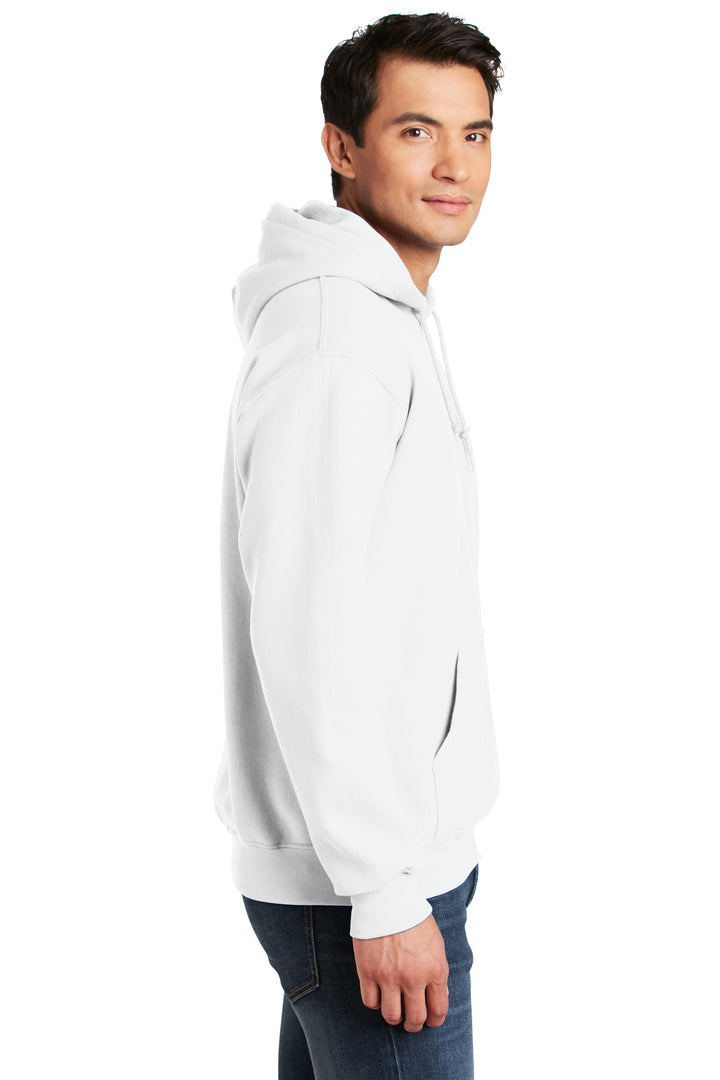White Gildan - DryBlend Pullover Hooded Sweatshirt. 12500