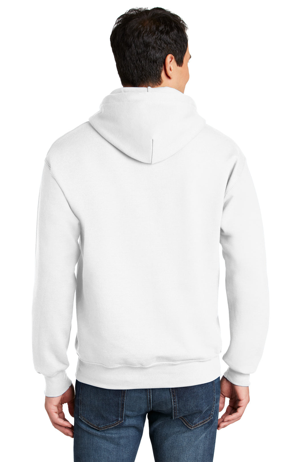 White Gildan - DryBlend Pullover Hooded Sweatshirt. 12500