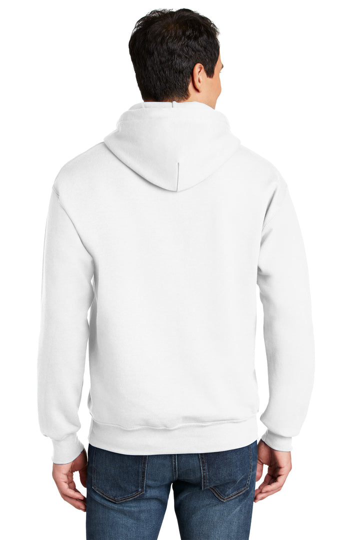 White Gildan - DryBlend Pullover Hooded Sweatshirt. 12500