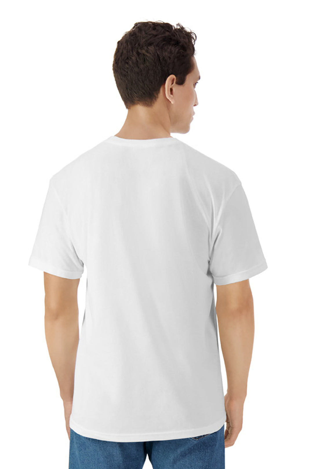 White Gildan Light Cotton Tee 3000