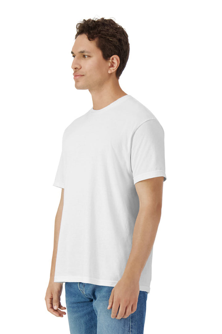 White Gildan Light Cotton Tee 3000