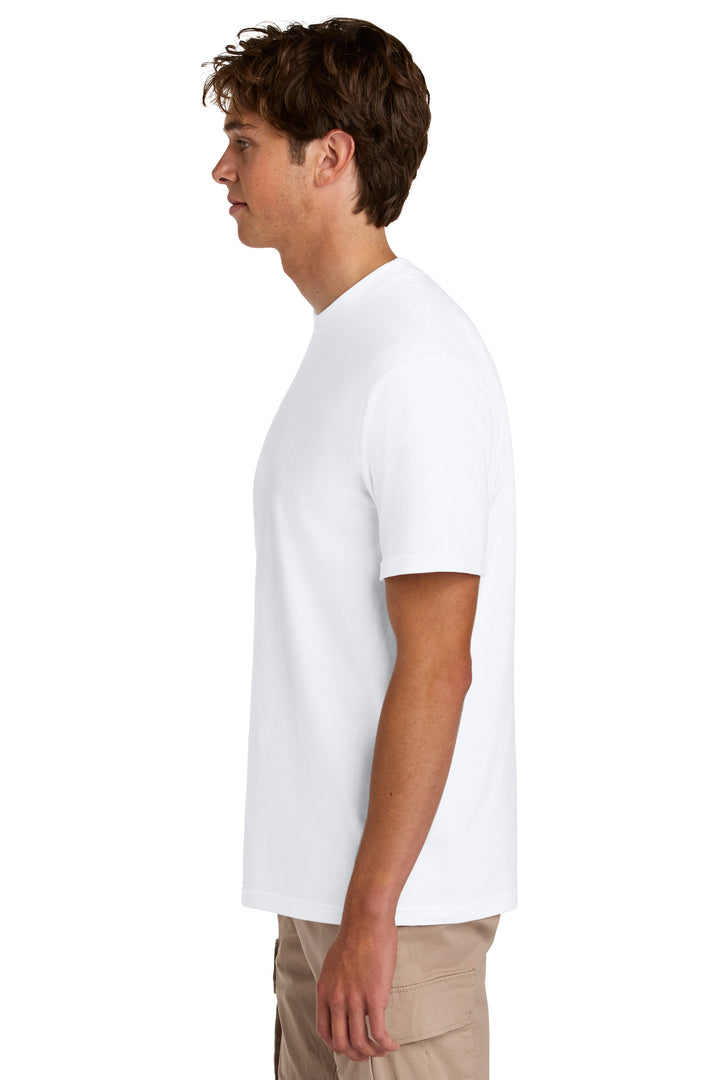 White Gildan Softstyle Midweight Tee 65000