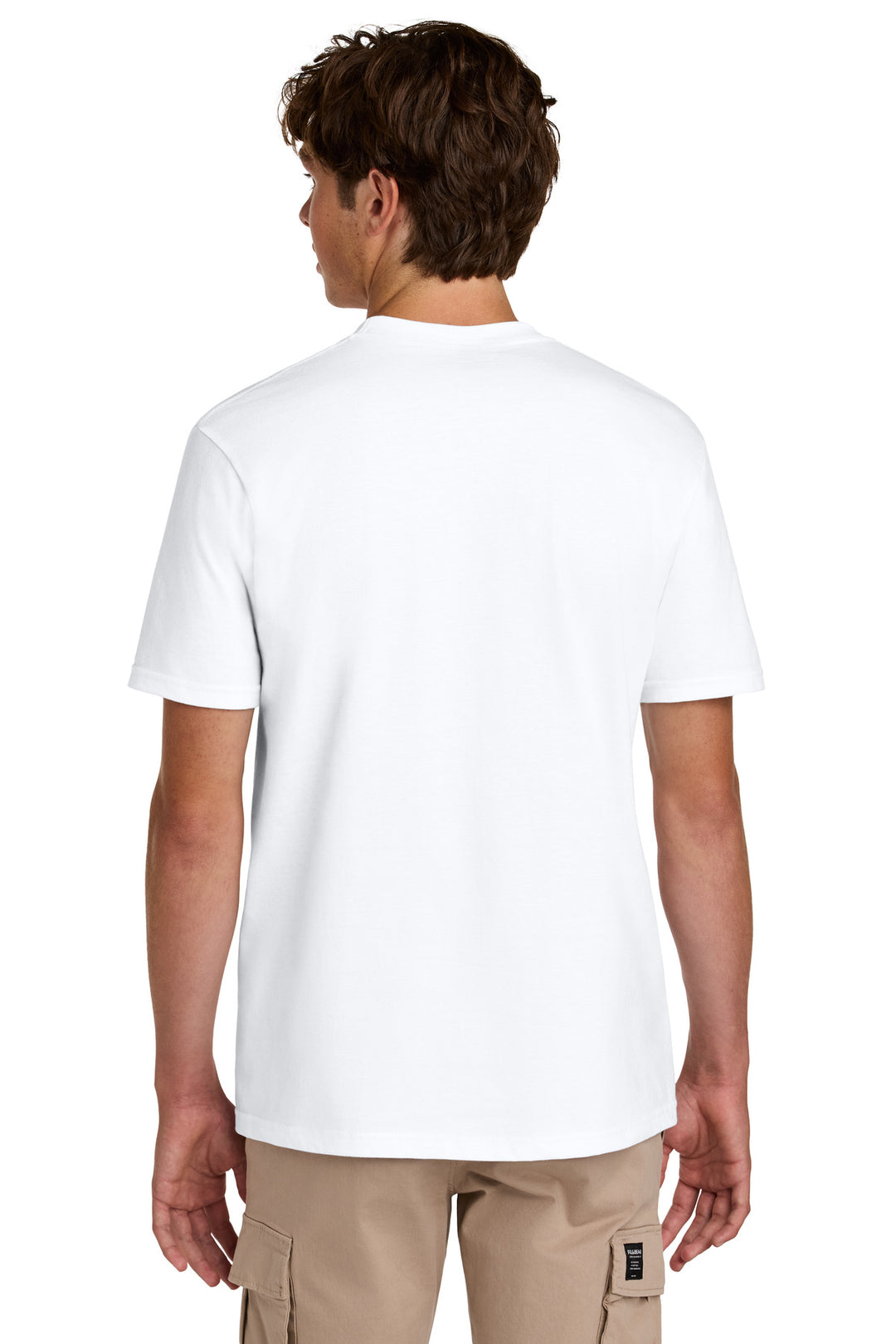 White Gildan Softstyle Midweight Tee 65000