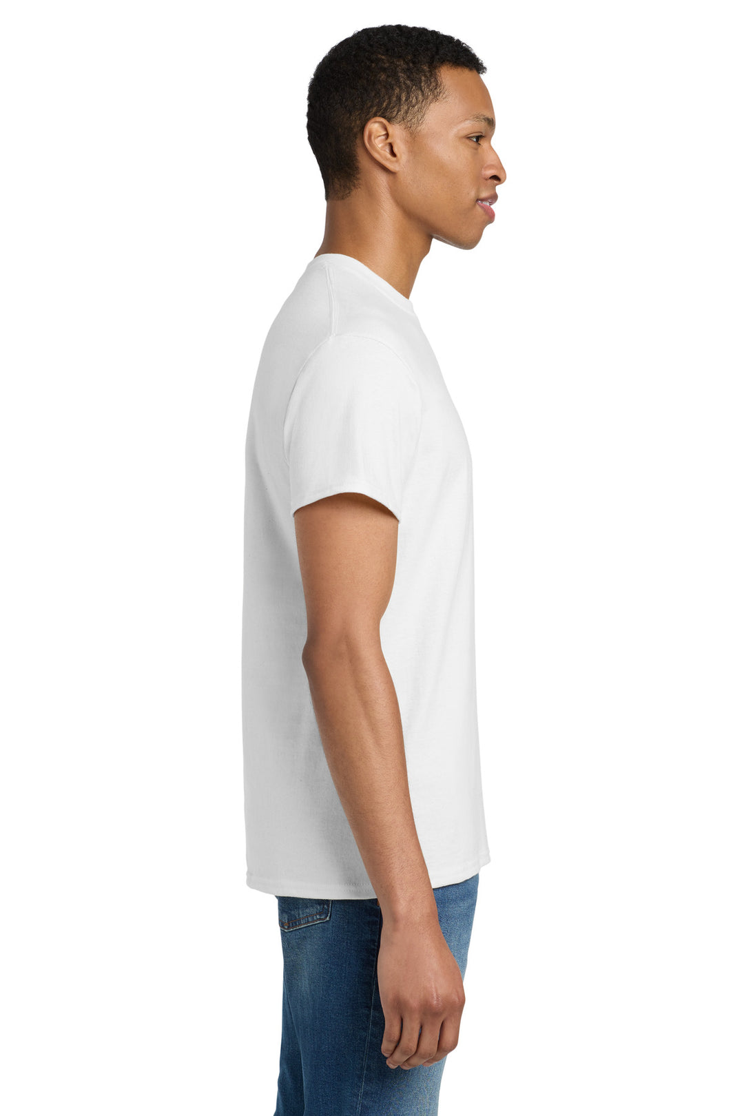 White Gildan Tall 100% US Cotton T-Shirt 2000T
