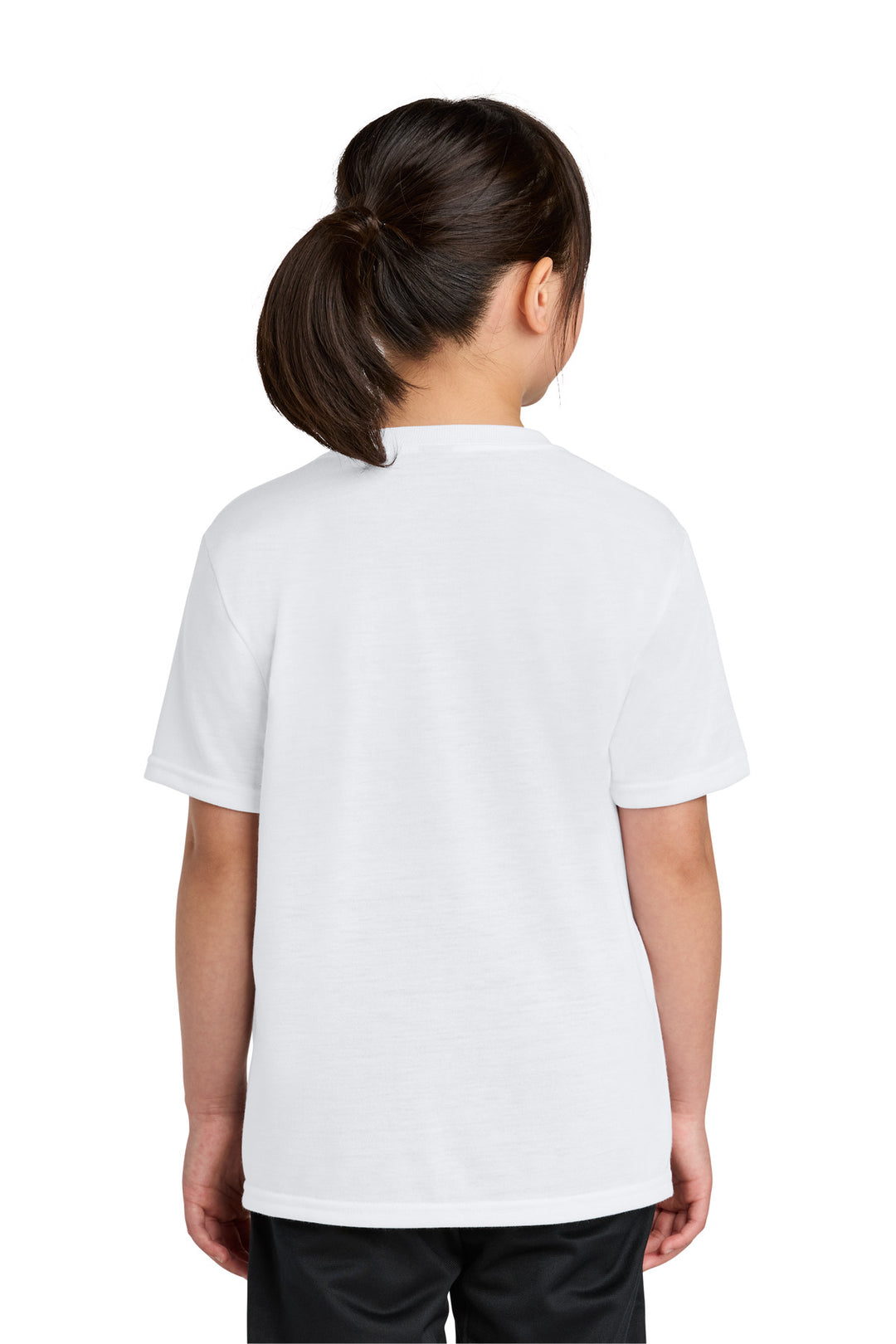 White Gildan Youth Gildan Performance T-Shirt. 42000B