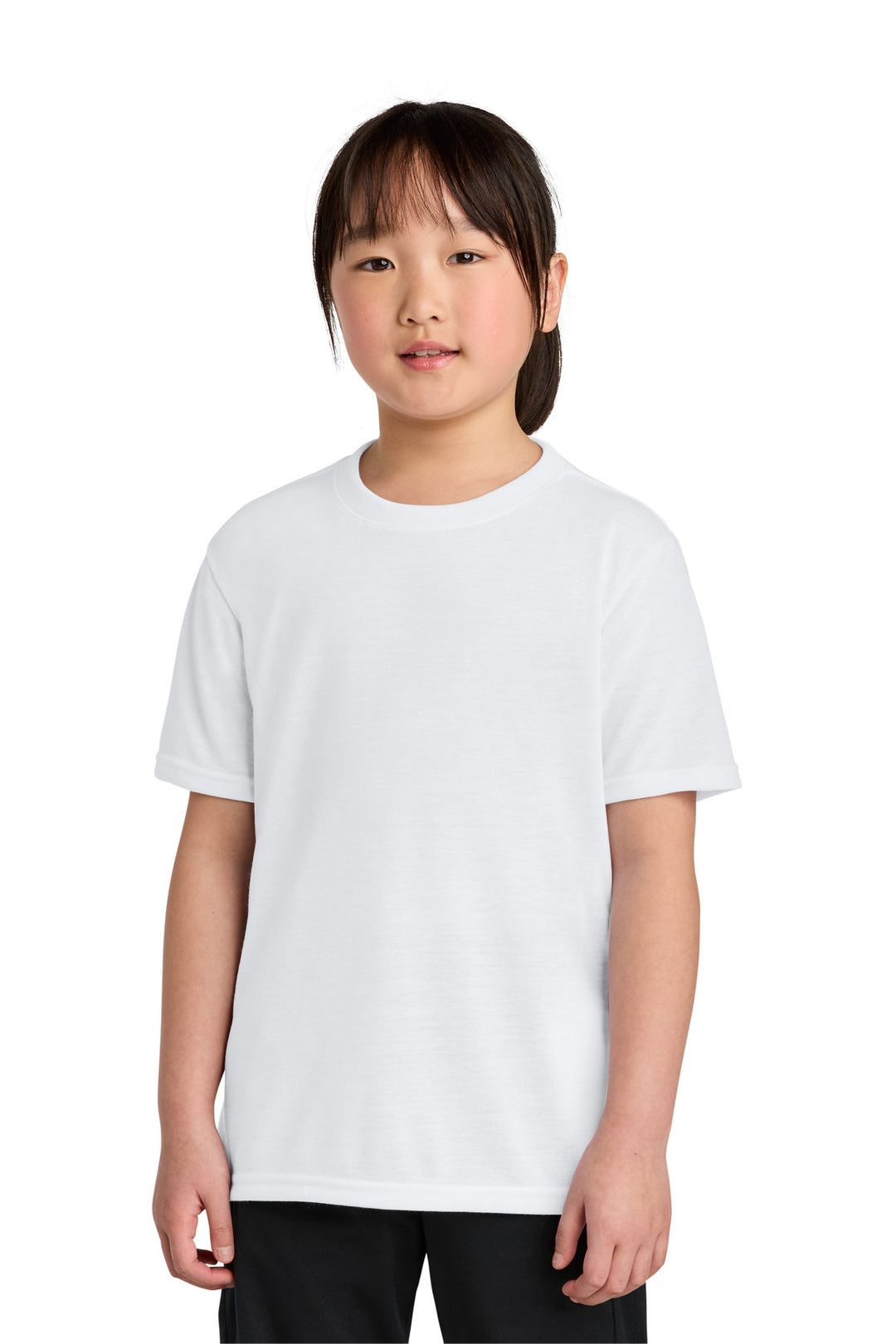 White Gildan Youth Gildan Performance T-Shirt. 42000B