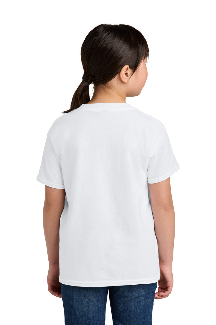 White Gildan Youth Softstyle T-Shirt 64000B