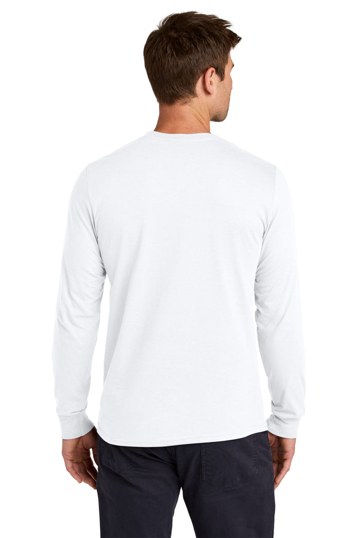 White Jerzees Classics Unisex Cotton Long Sleeve T-Shirt 363L