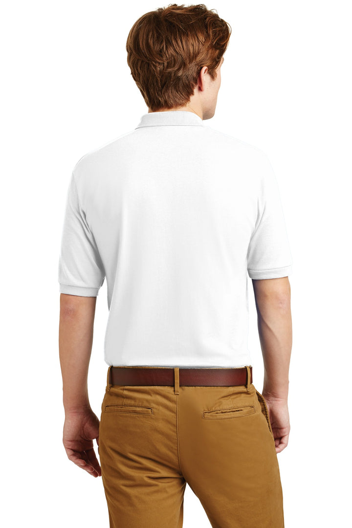 White Jerzees Dri-Power Sport Shirt. 437M