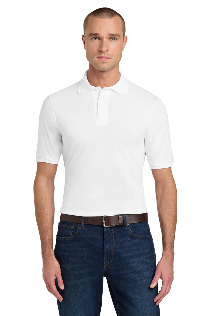 White Jerzees Dri-Power Sport Shirt. 437M
