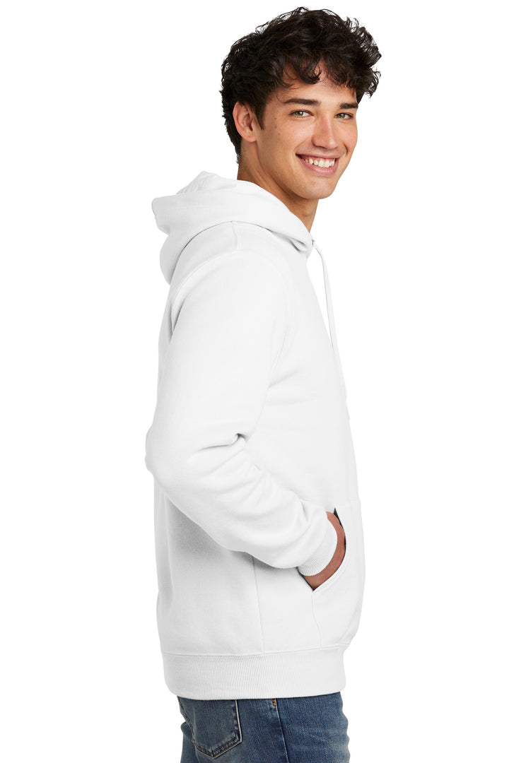 White Jerzees Eco Premium Blend Pullover Hooded Sweatshirt 700M