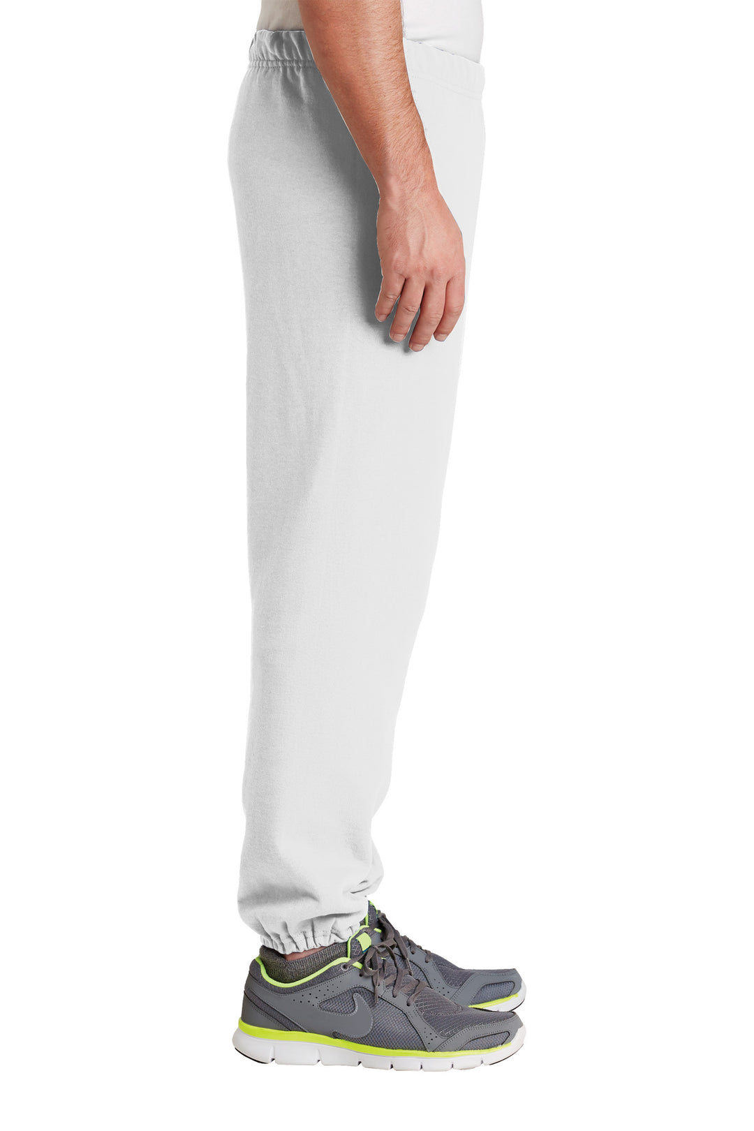 White Jerzees - NuBlend Sweatpant. 973M