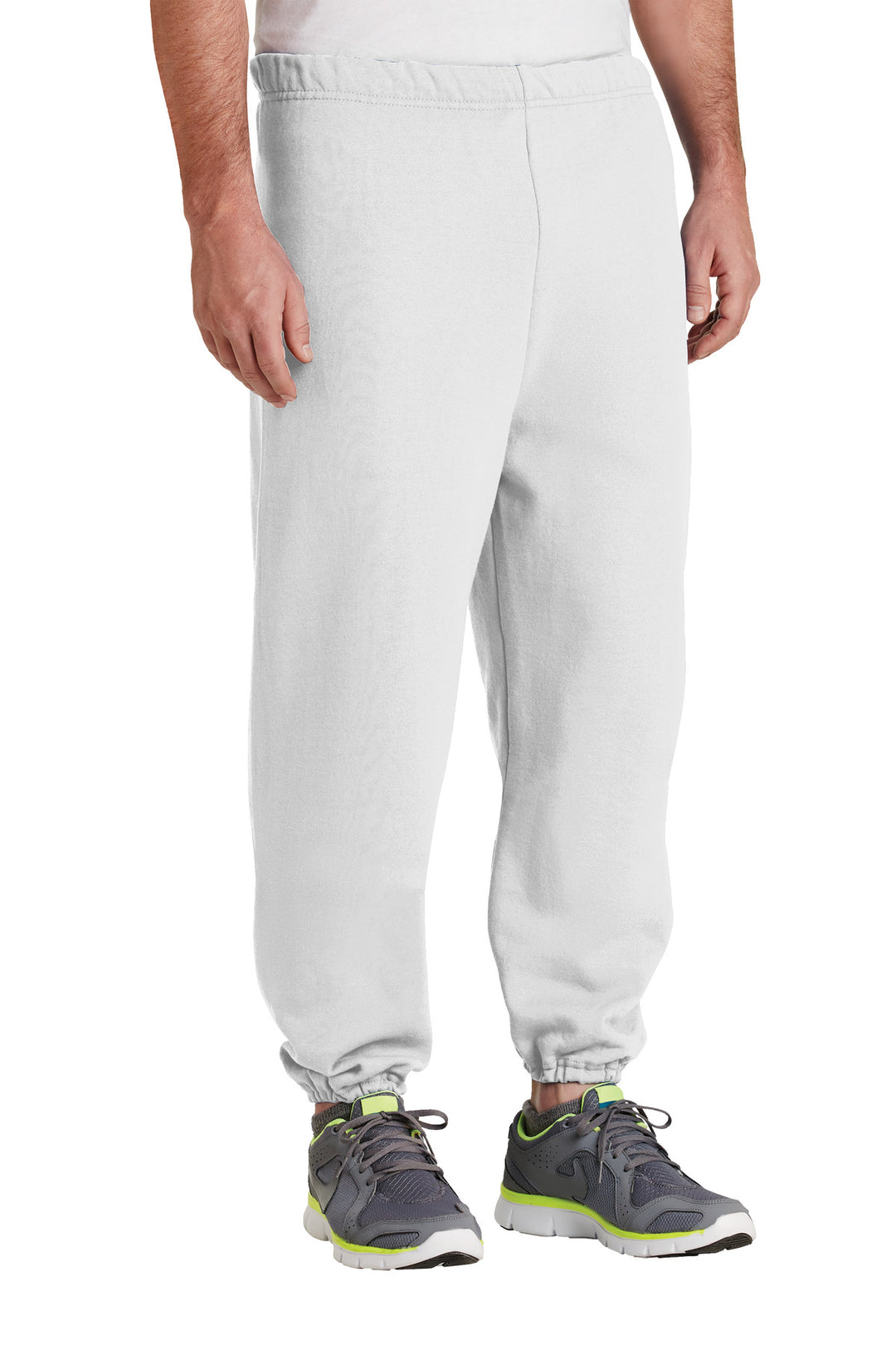 White Jerzees - NuBlend Sweatpant. 973M