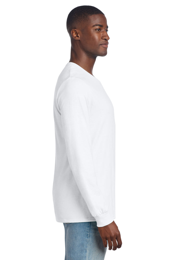 White Jerzees Premium Blend Ring Spun Long Sleeve T-Shirt 560LS