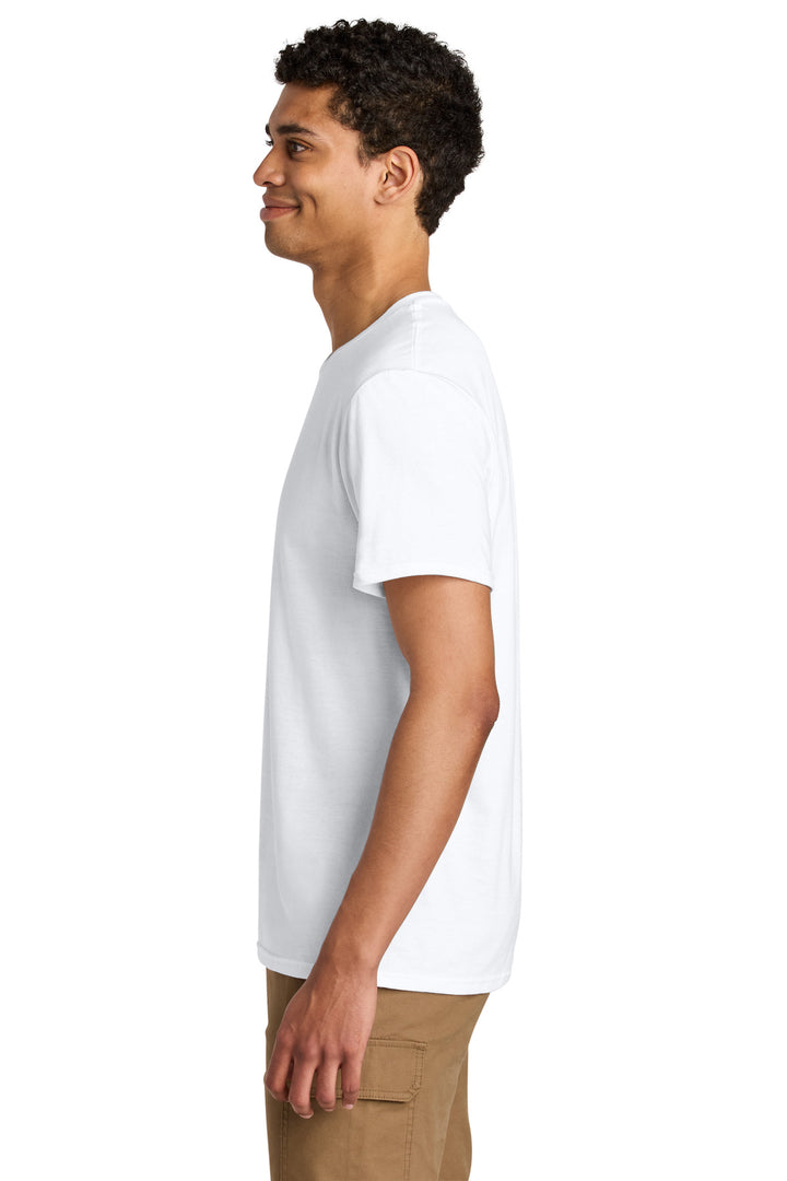 White Jerzees Unisex Premium Combed Ring Spun Cotton Tee 570M