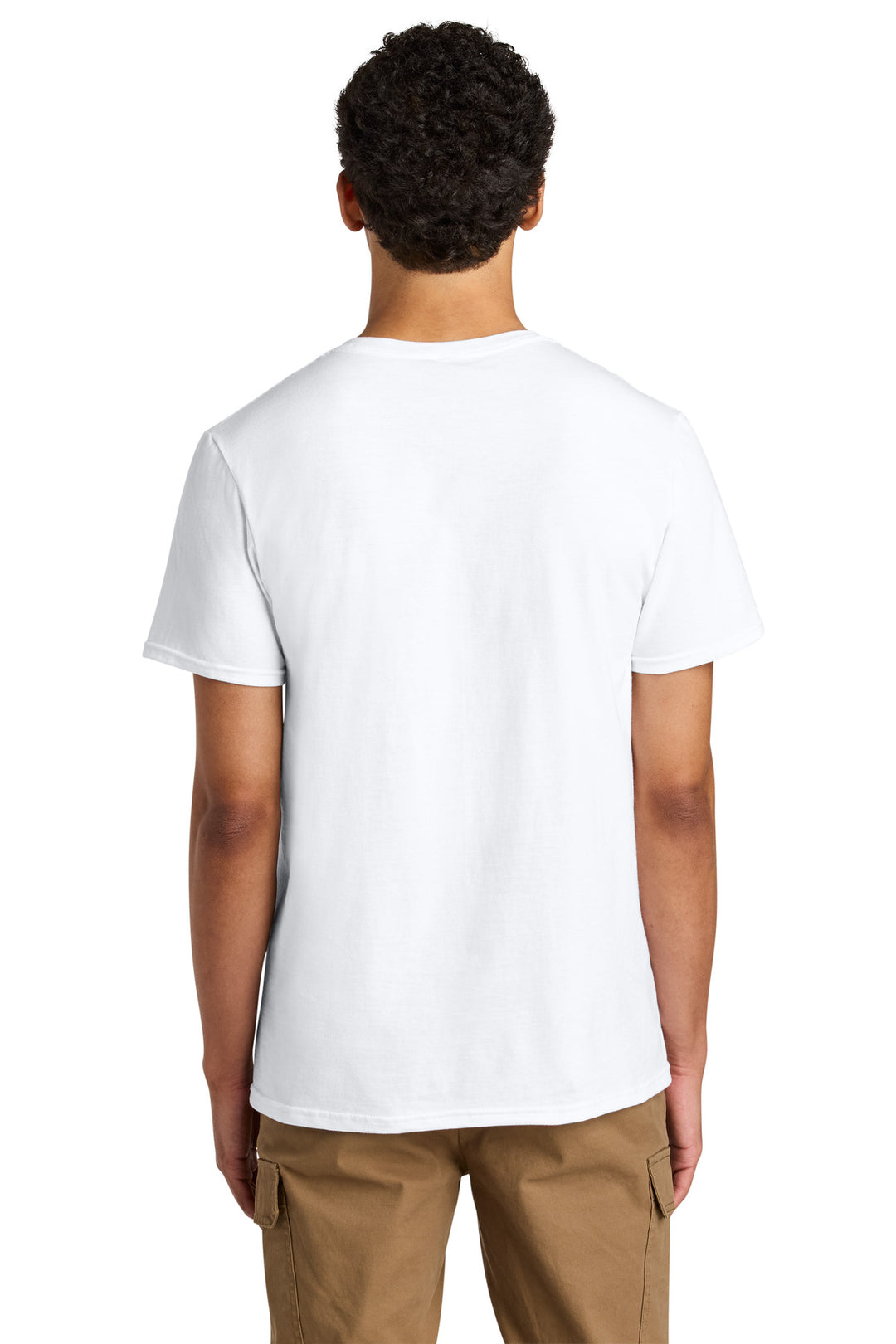 White Jerzees Unisex Premium Combed Ring Spun Cotton Tee 570M