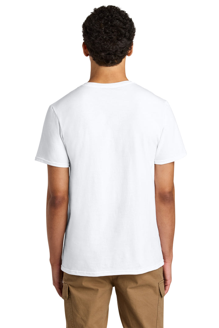 White Jerzees Unisex Premium Combed Ring Spun Cotton Tee 570M