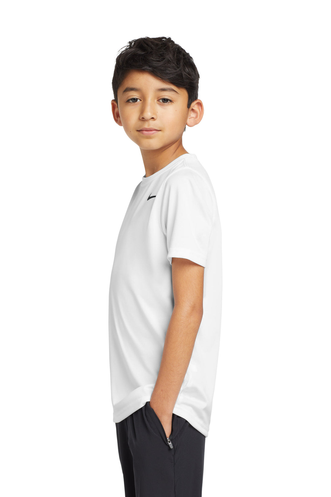 White Nike Youth Legend Tee 840178