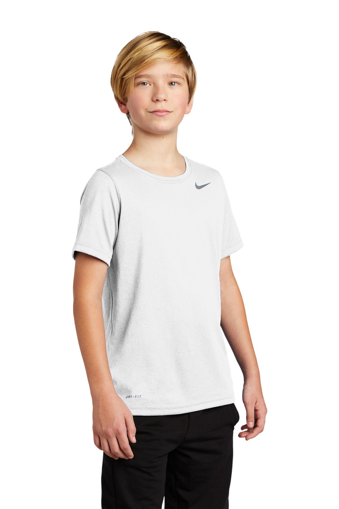 White Nike Youth Legend Tee 840178