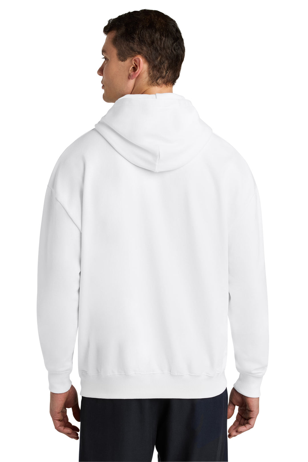 White Stanley/Stella Unisex Cooper Dry Hooded Sweatshirt SXU028