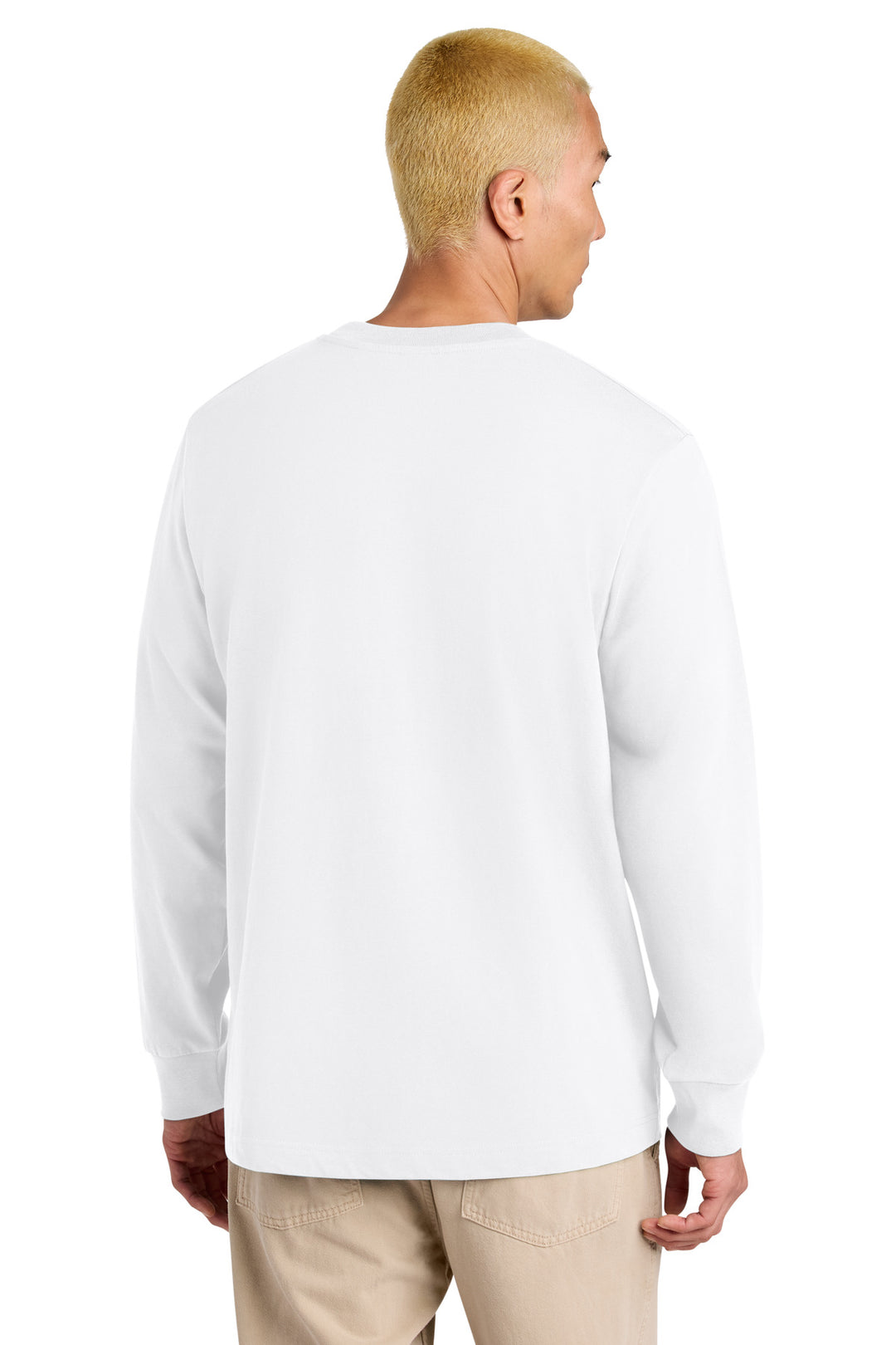 White Stanley/Stella Unisex Freestyler Heavyweight Long Sleeve Tee SXU023
