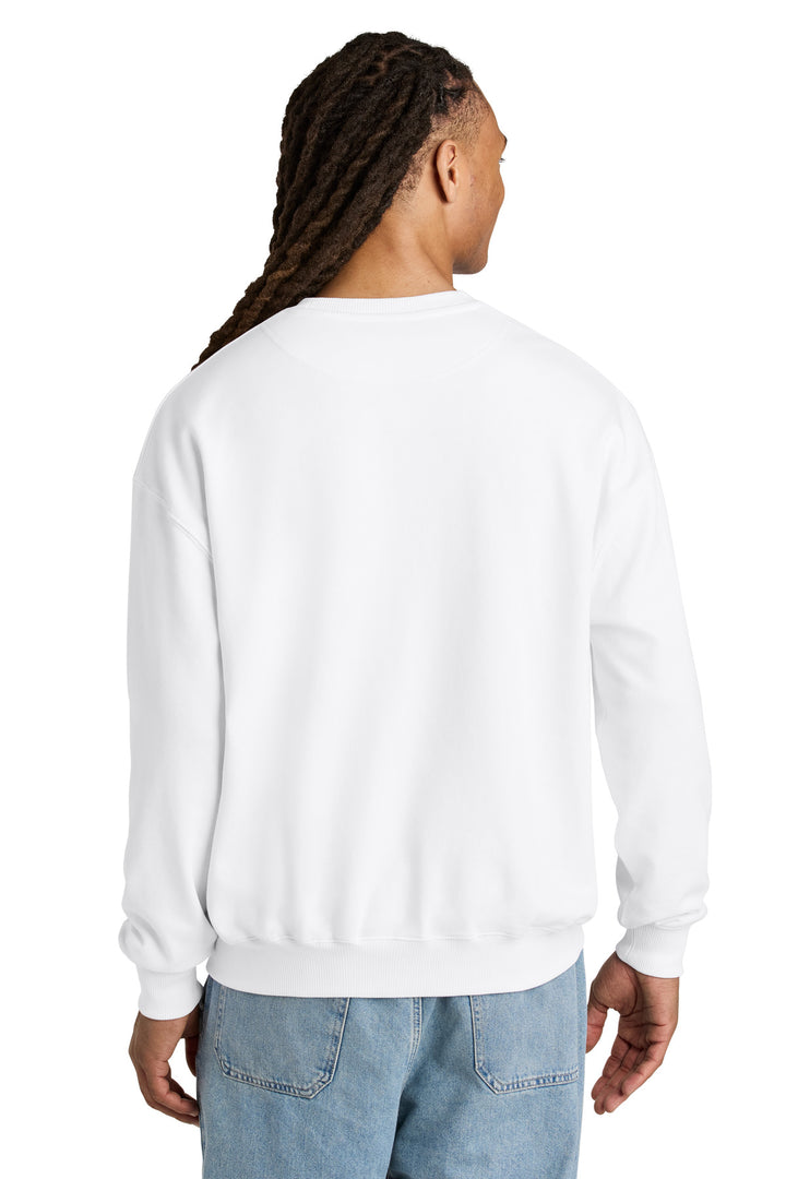 White Stanley/Stella Unisex Ledger Dry Crewneck Sweatshirt SXU029